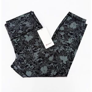 NWT Lululemon Sz14 Wunder Under High-Rise Tight 25" *ShineBlack Iridescent Foil